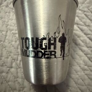 Tough Mudder Silver Shit glass